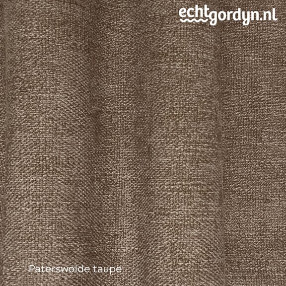 Paterswolde taupe chenille velours