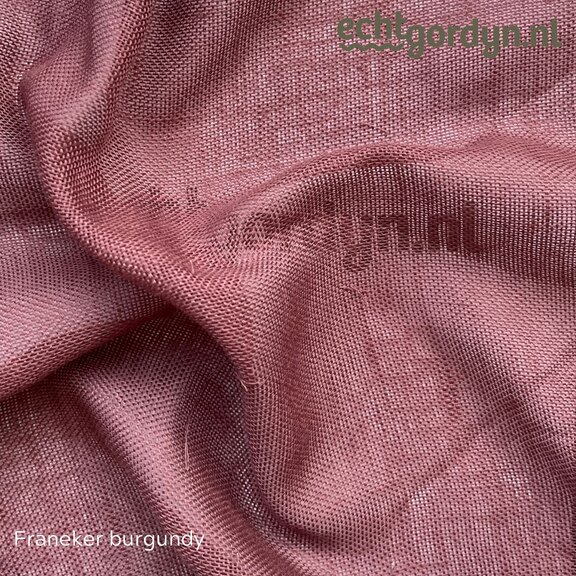 Franeker burgundy recycled polyester