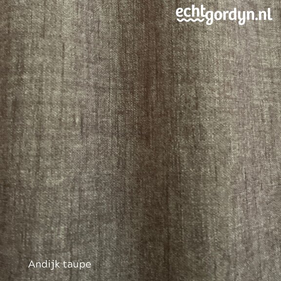 Andijk taupe recycled velours