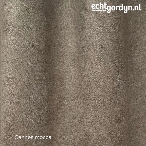 Cannes mocca suede touch