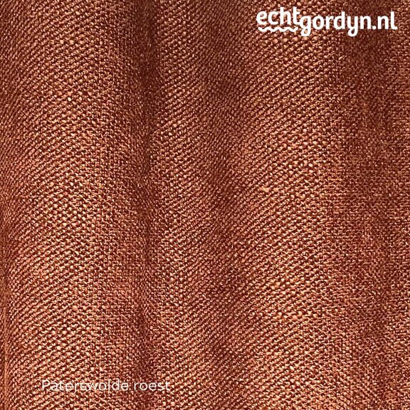 Paterswolde roest chenille velours
